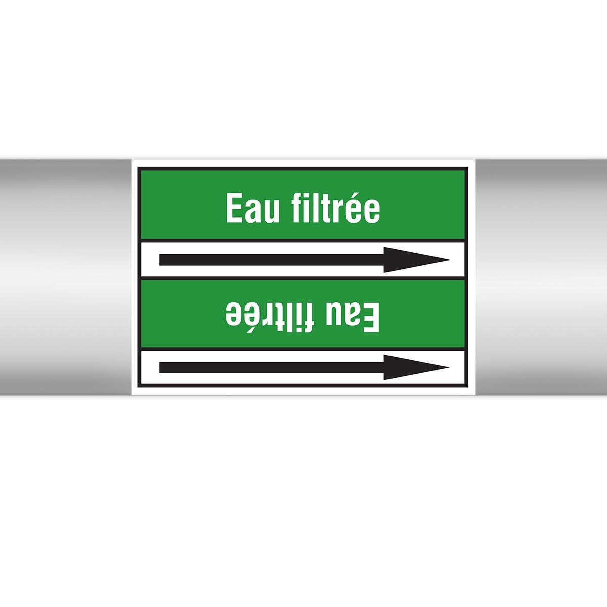 Marqueurs en rouleau continu, sans pictogramme - Eau filtrée (produit francophone)