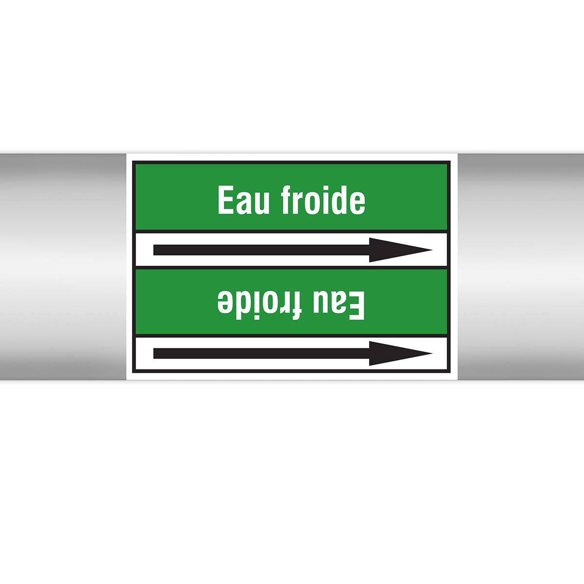 Marqueurs en rouleau continu, sans pictogramme - Eau froide (produit francophone)
