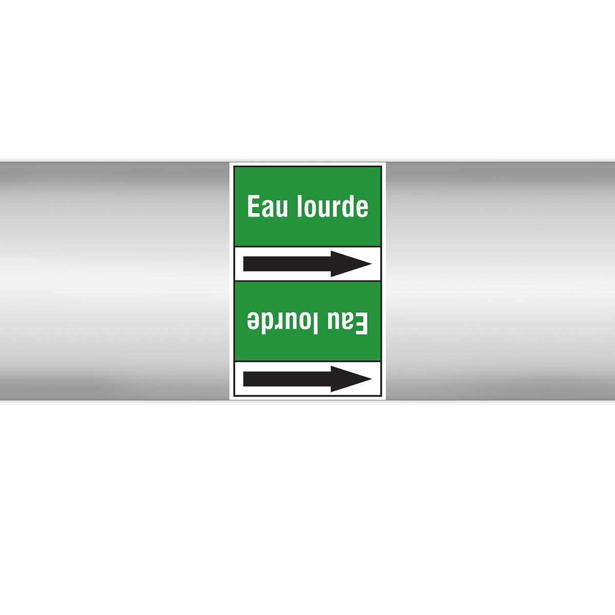 Marqueurs en rouleau continu, sans pictogramme - Eau lourde (produit francophone)