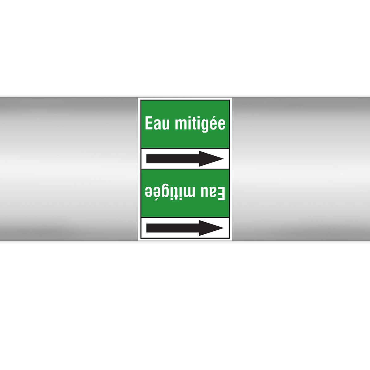 Marqueurs en rouleau continu, sans pictogramme - Eau mitigée (produit francophone)