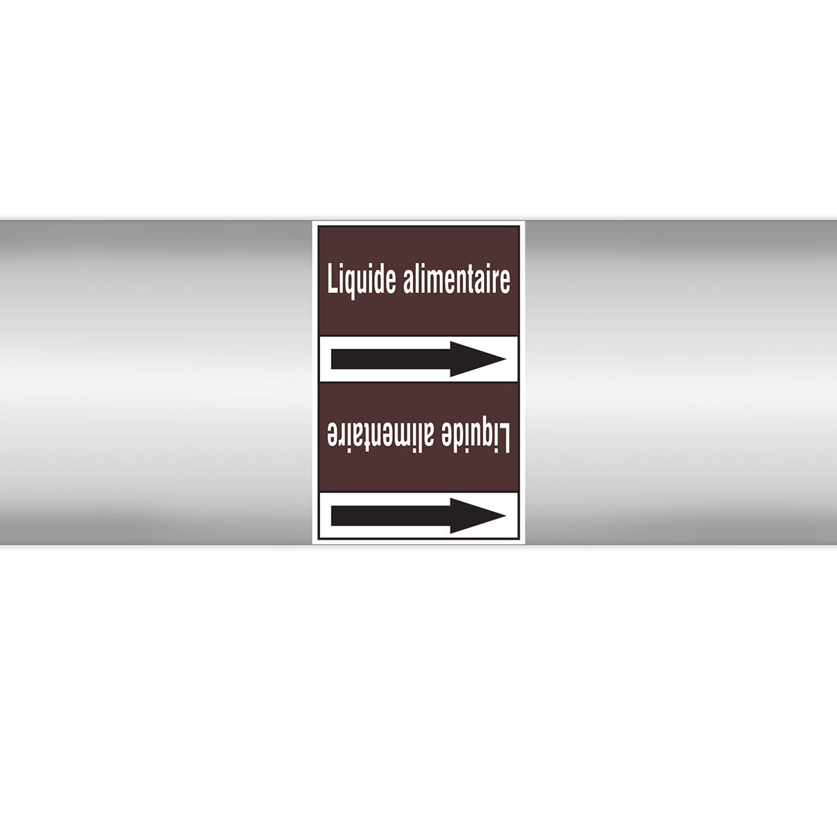 Marqueurs en rouleau continu, sans pictogramme - Liquide alimentaire (produit francophone)
