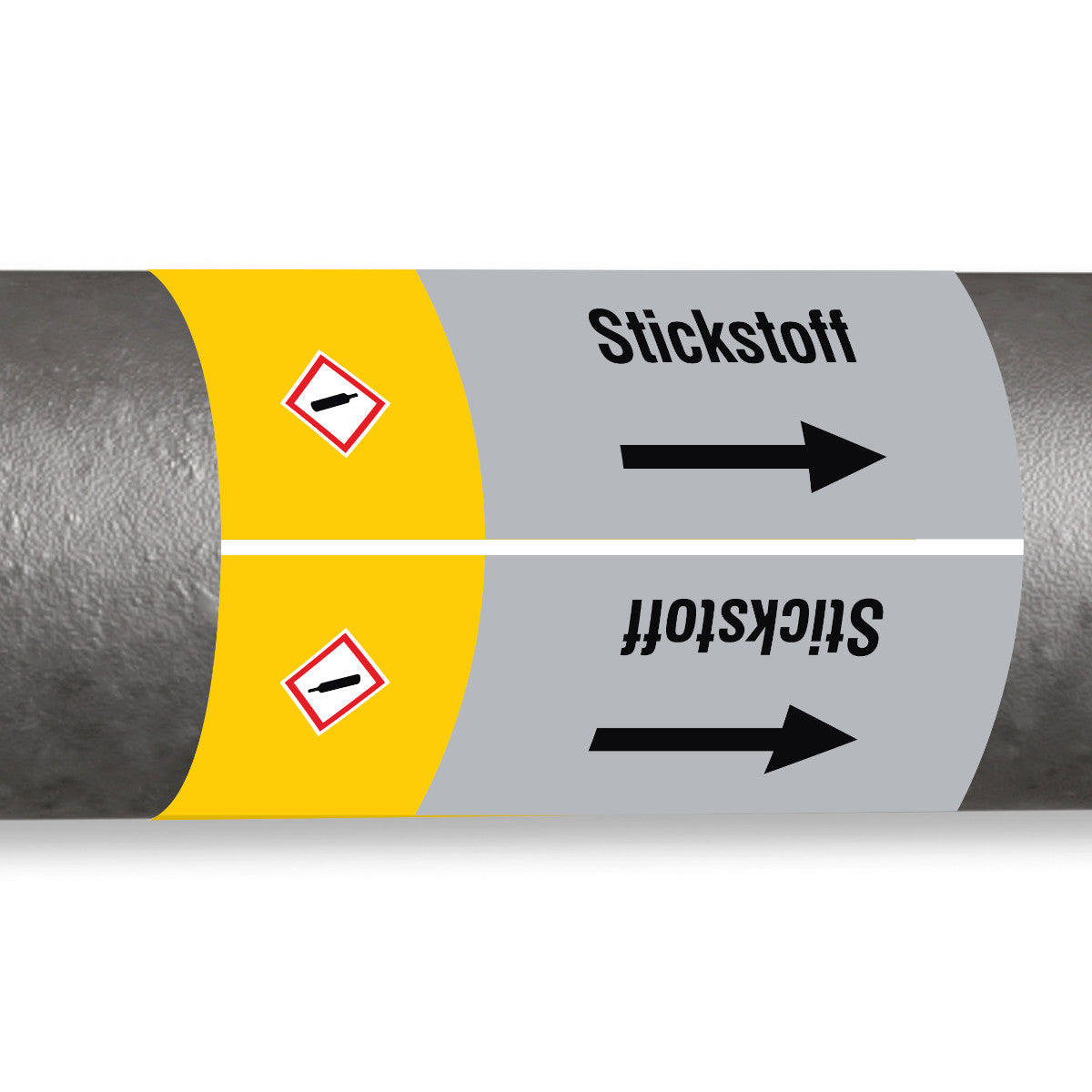 ISO 20560 Rohrmarkierer - Gas