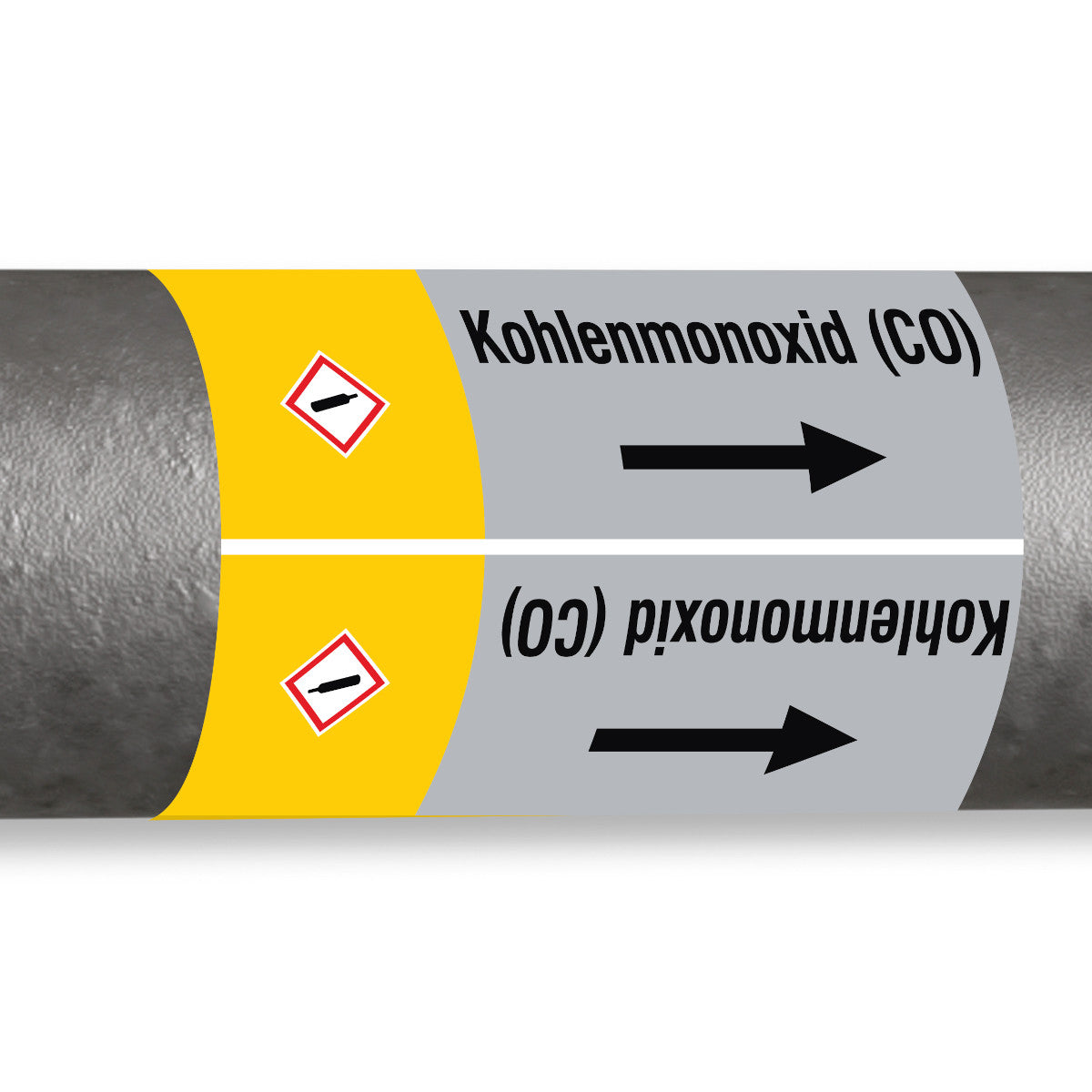 ISO 20560 Rohrmarkierer - Gas