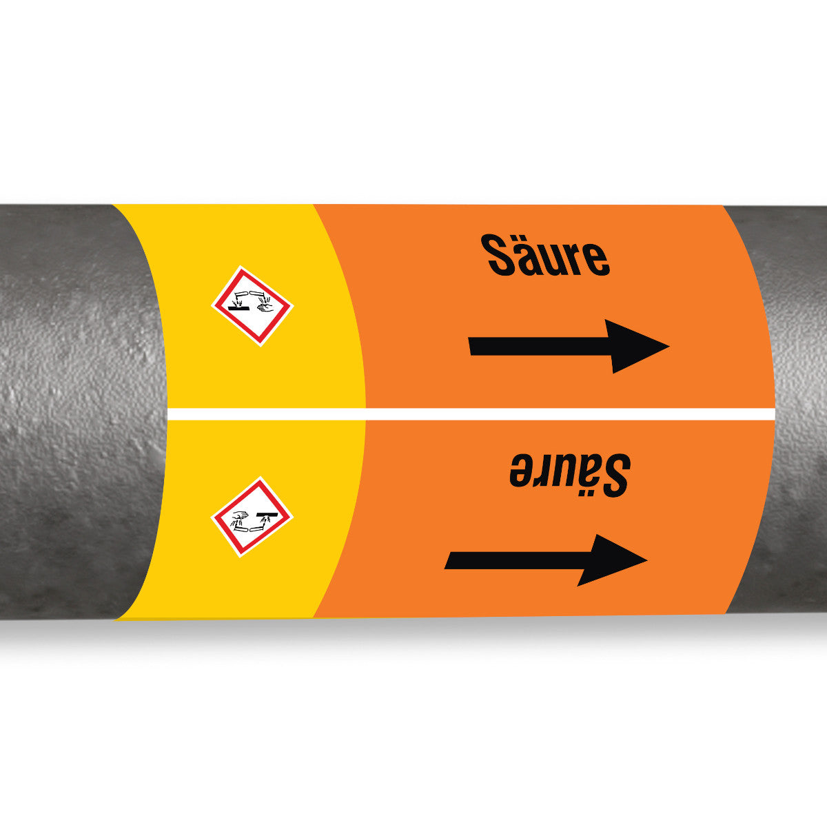 ISO 20560 Marqueurs de tuyauterie - Acides