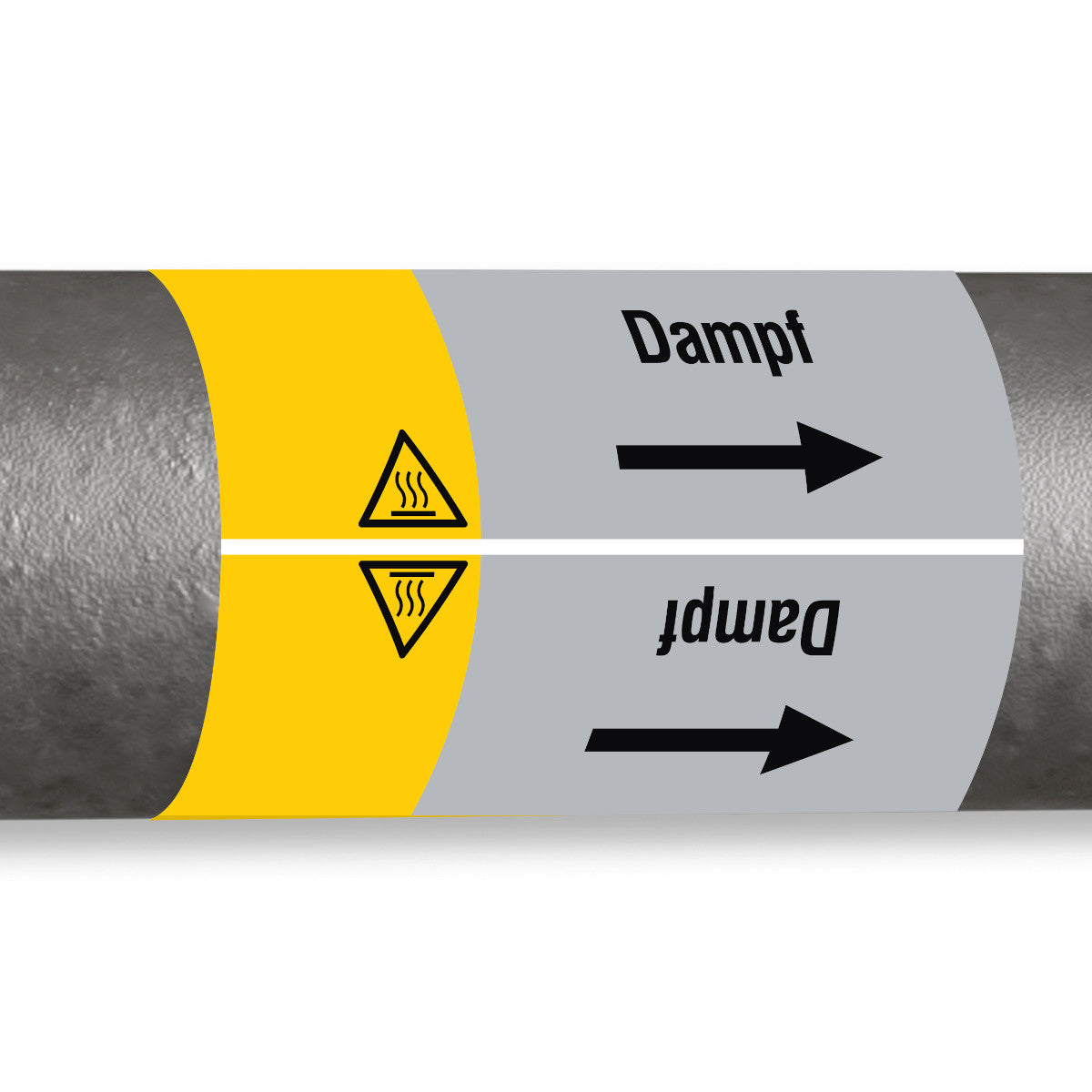 Marqueurs de tuyaux ISO 20560 - Gaz