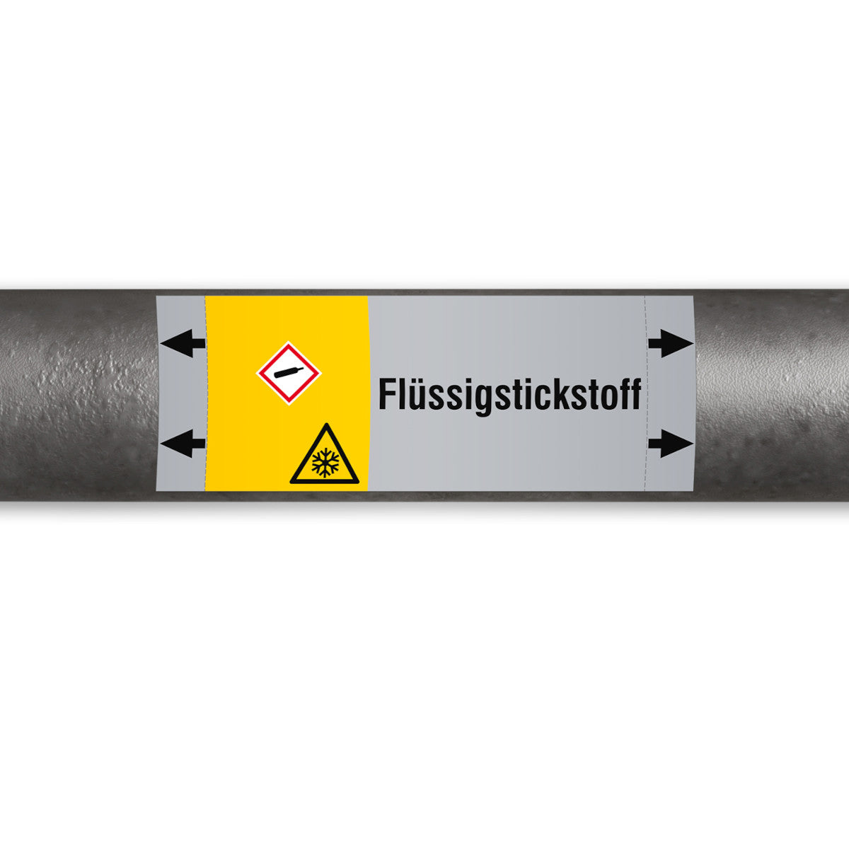 ISO 20560 Rohrmarkierer - Gas