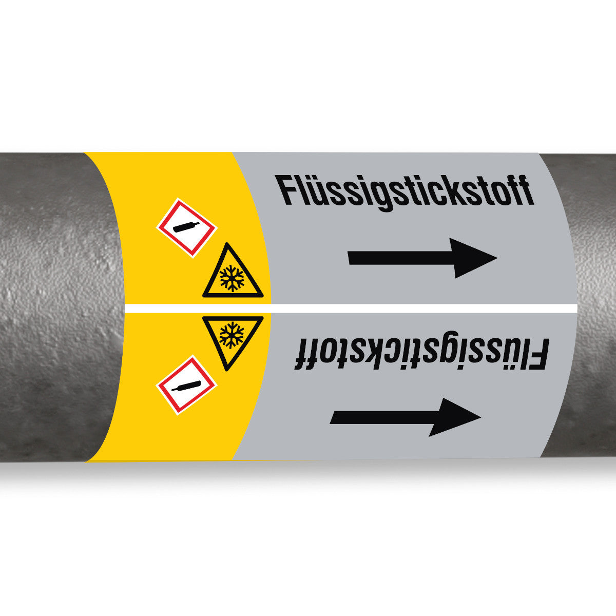 ISO 20560 Rohrmarkierer - Gas