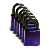 Cadenas en aluminium avec anse de 25 mm - Clés différentes