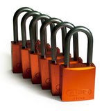 Cadenas en aluminium avec anse de 40 mm - Clés différentes