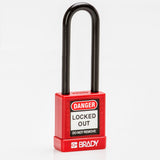 Padlocks with nylon protection