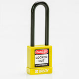 Padlocks with nylon protection