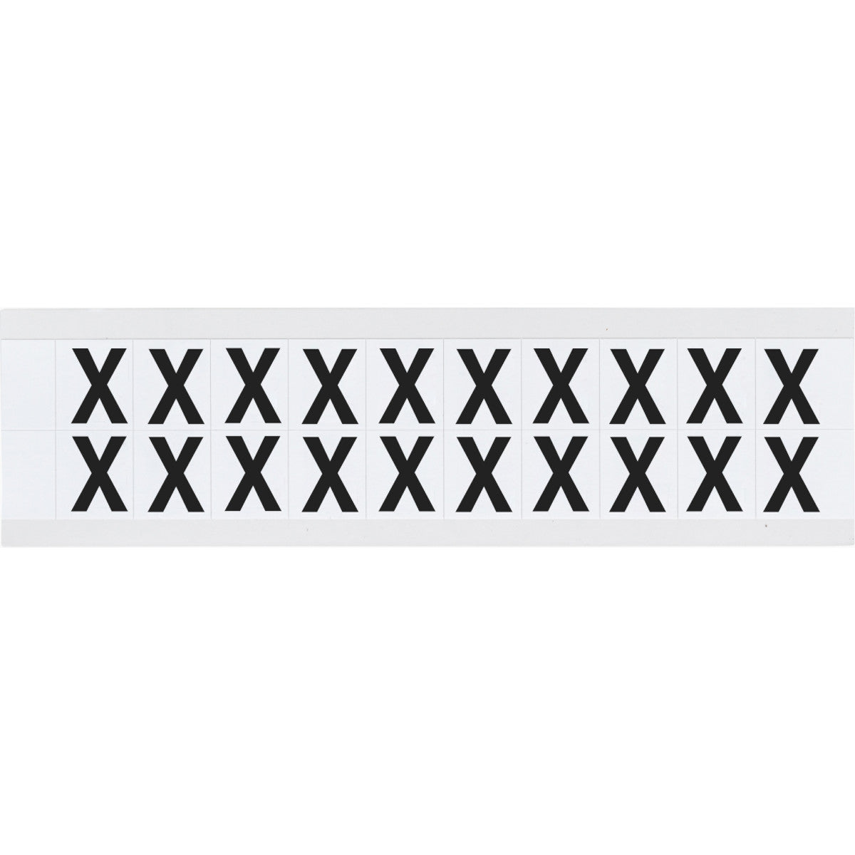 B-946 (Vinyl) für die Innen - und Aussenanwendung - Buchstaben auf Karte - X