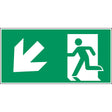 Notausgang (links) – ISO 7010