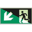 Notausgang (links) – ISO 7010