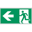 Notausgang (links) – ISO 7010