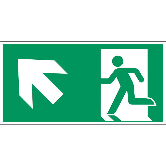 Notausgang (links) – ISO 7010