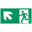 Notausgang (links) – ISO 7010