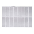 B33 Series glänzende Etiketten aus metallisiertem Polyester mit 0,7 mil Klebstoff