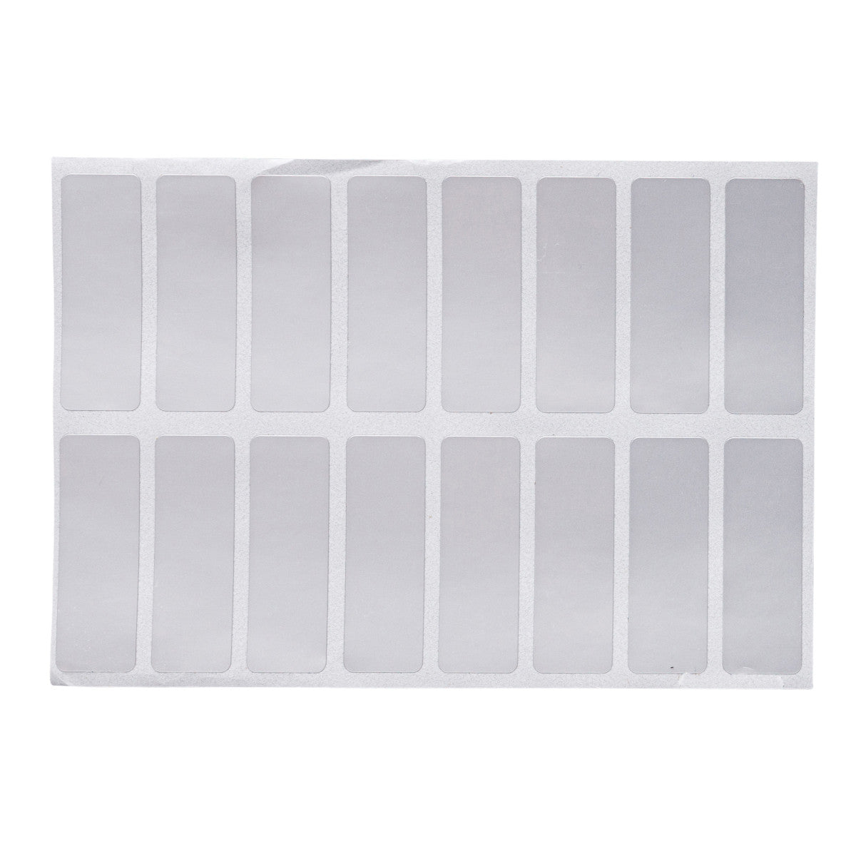 B33 Series glänzende Etiketten aus metallisiertem Polyester mit 0,7 mil Klebstoff