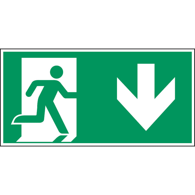 Notausgang (rechts) – Sicherheitsschild
