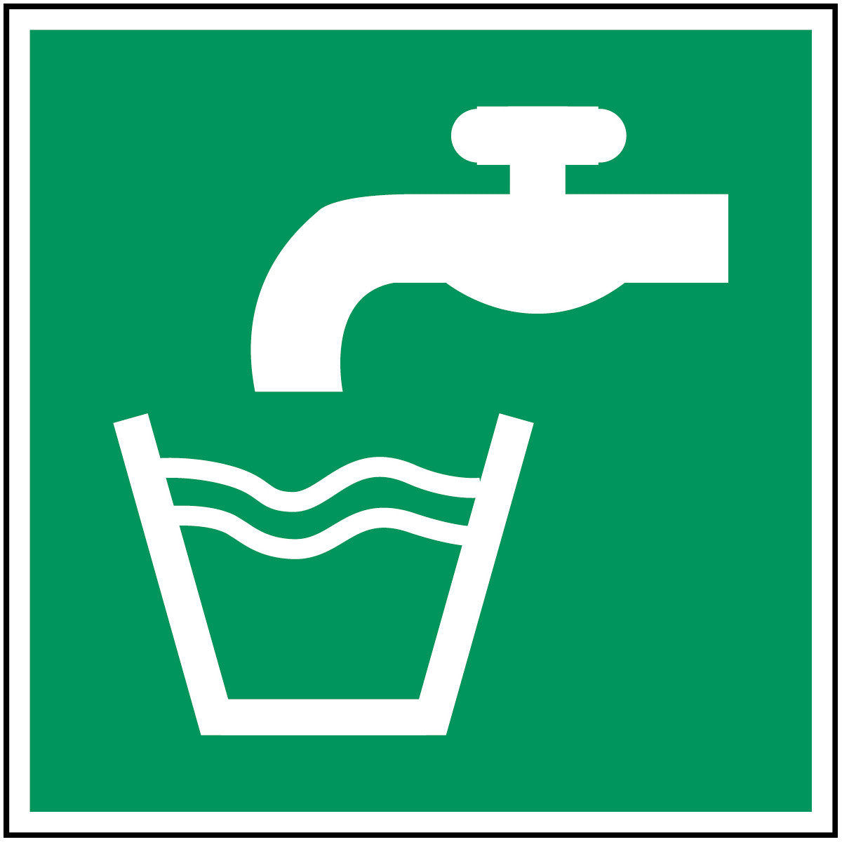 ISO safety marking - drinking water