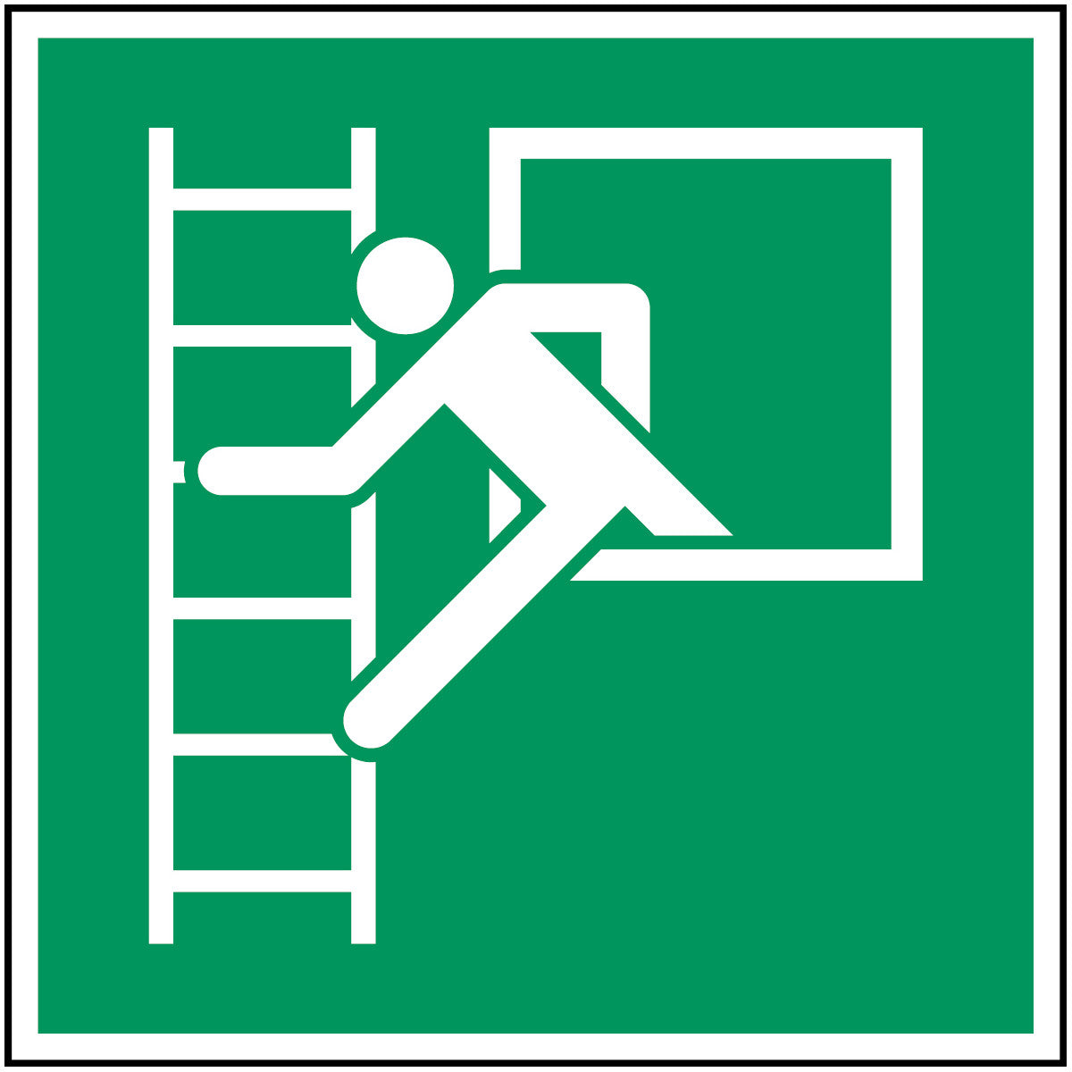 Signalisation de sécurité ISO - échelle de secours