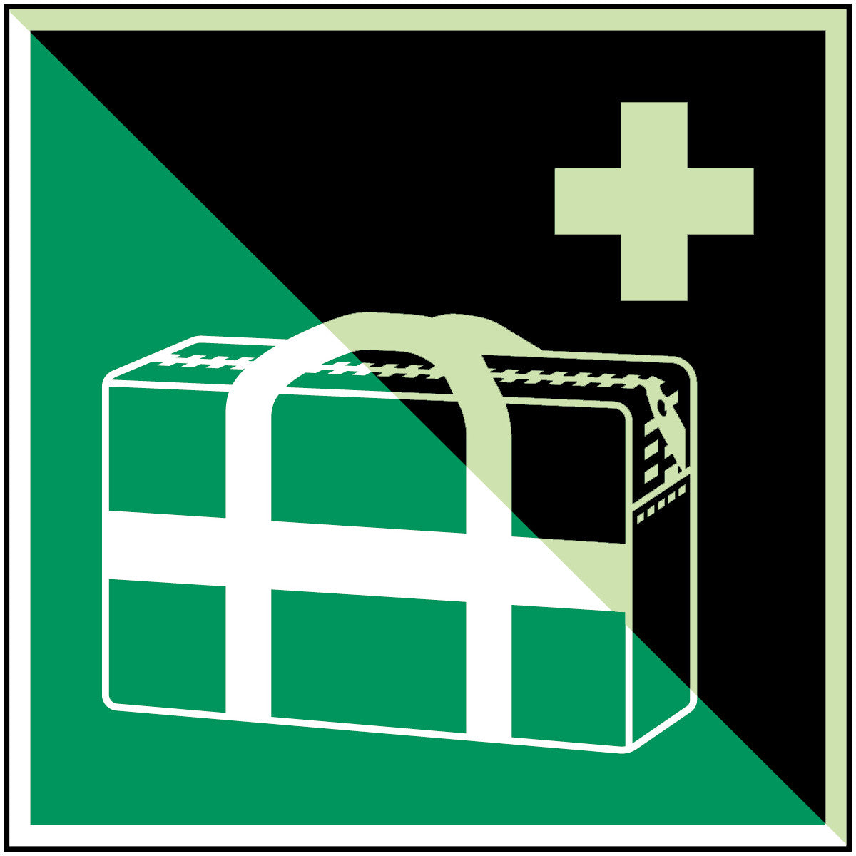 Medizinischer Notfallkoffer – ISO 7010