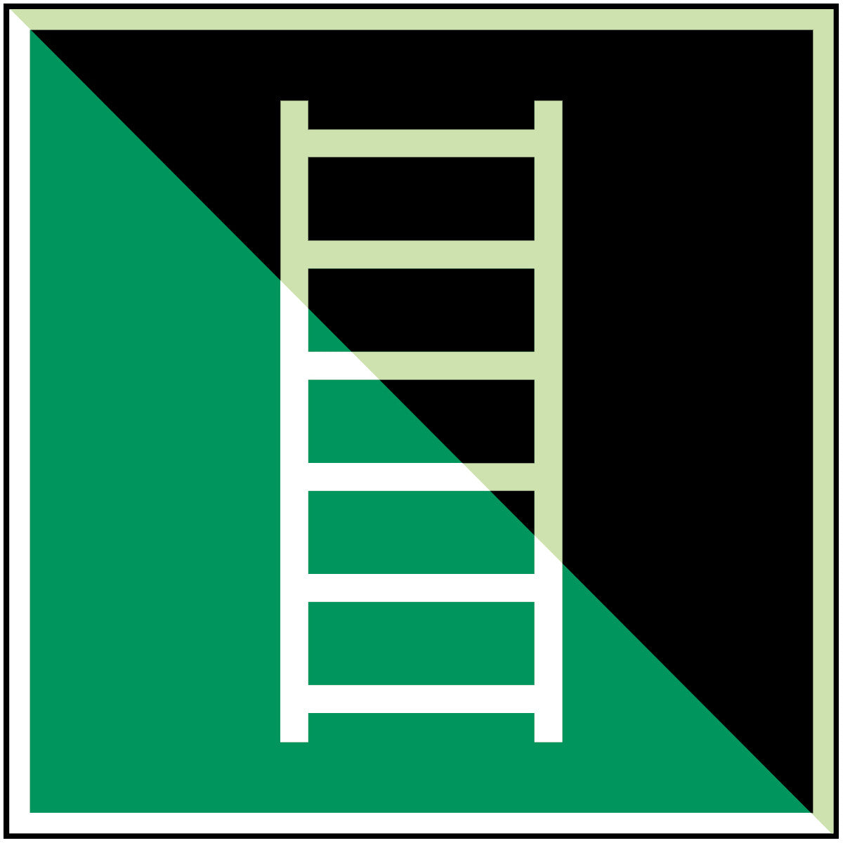 Fluchtleiter – ISO 7010