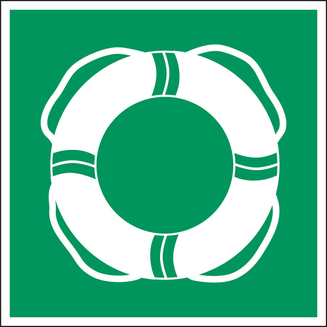 ISO-Sicherheitsschild – Wasserrettungsgeräte