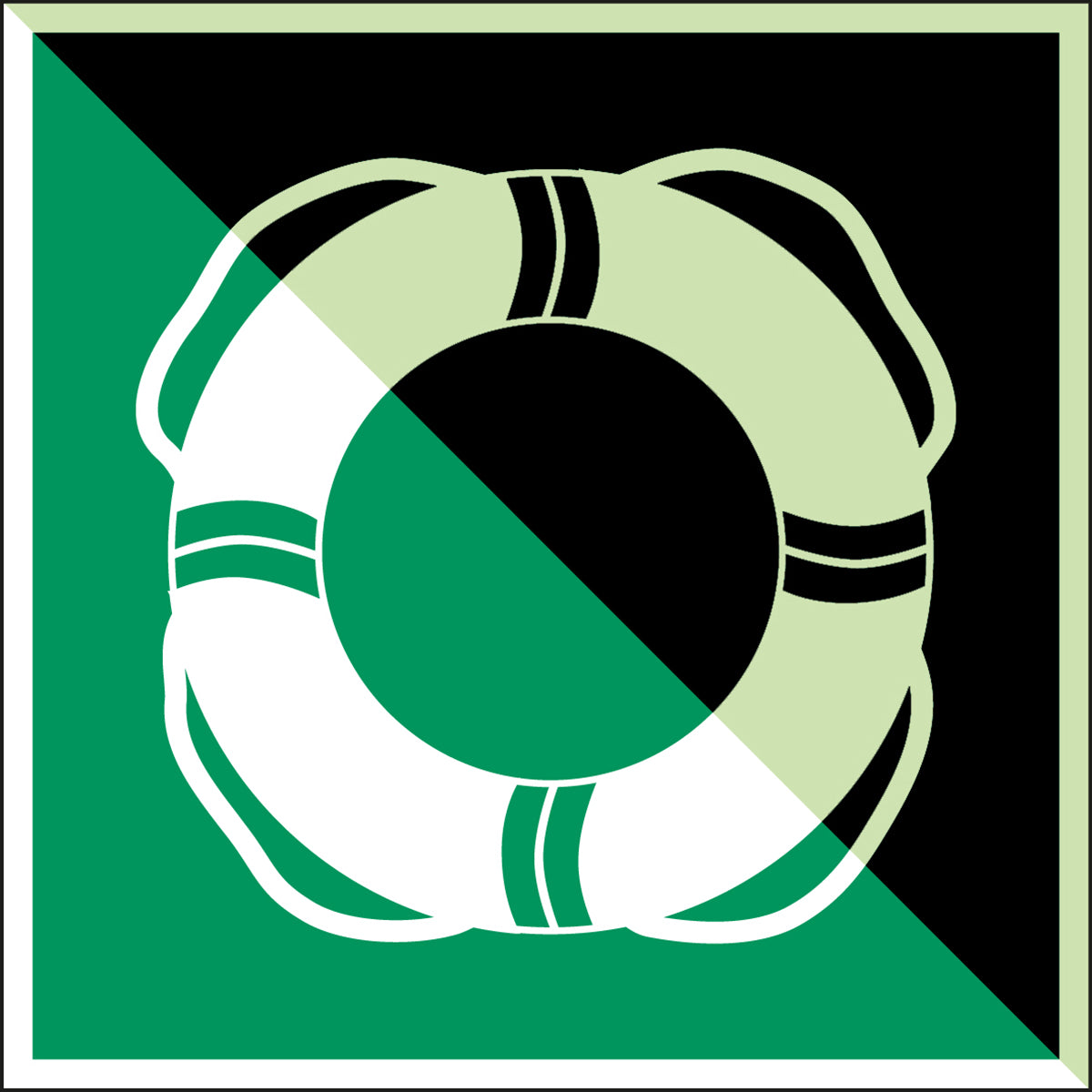 ISO-Sicherheitsschild – Wasserrettungsgeräte