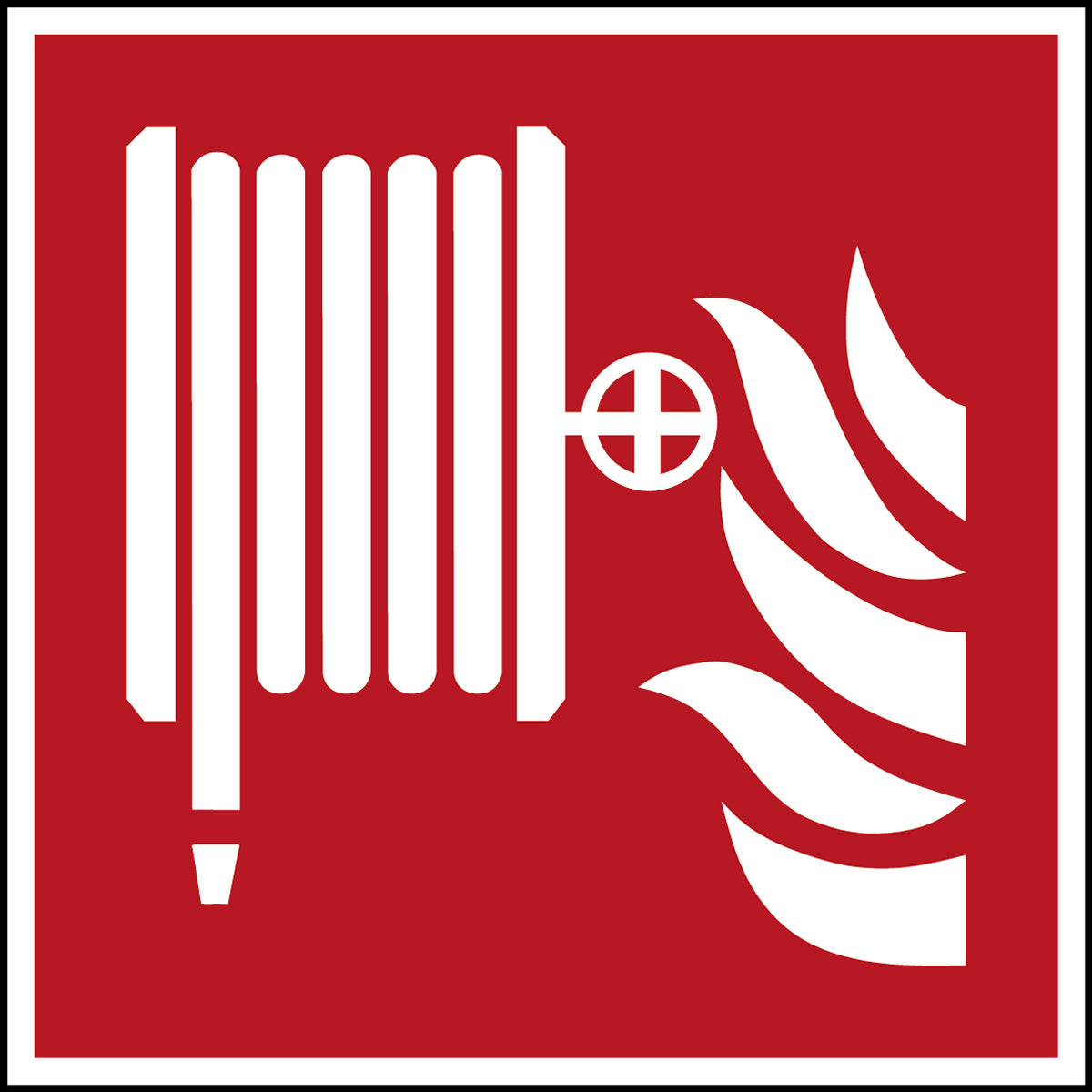ISO safety marking - fire hose