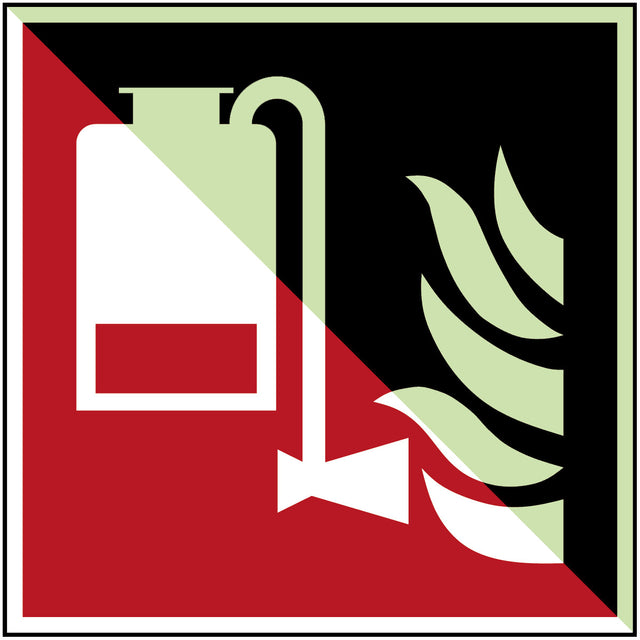 Tragbare Schaumlösch-Einheit – ISO 7010