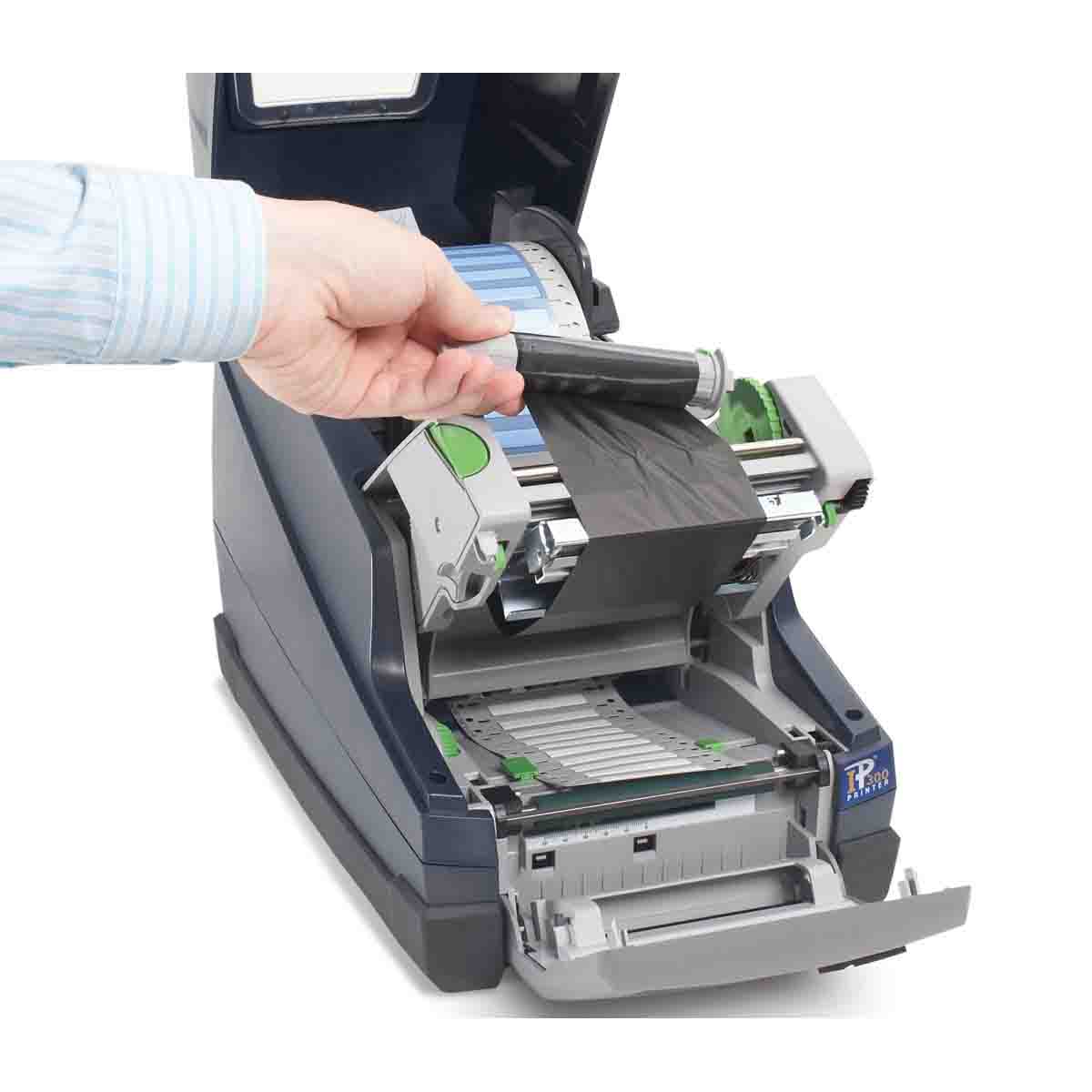Blaues Farbband der 4400 Serie für Thermotransferdrucker – Eignet sich für Brady IP Drucker