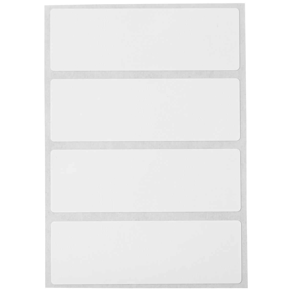 Nachhaltige Polyesteretiketten matt weiß für J4000 Drucker - 50,80 x 101,60 mm