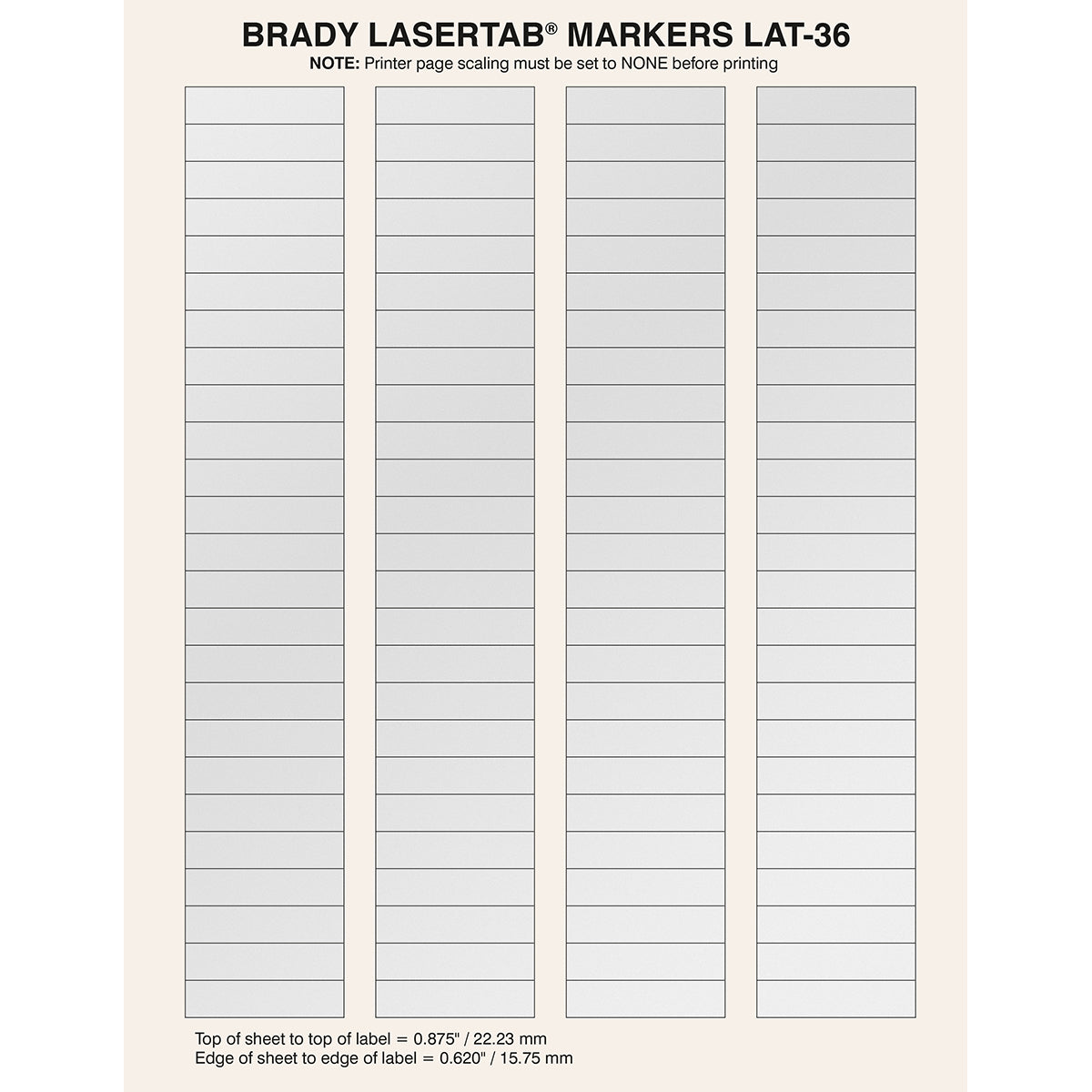 LaserTab Etiketten für Laserdrucker