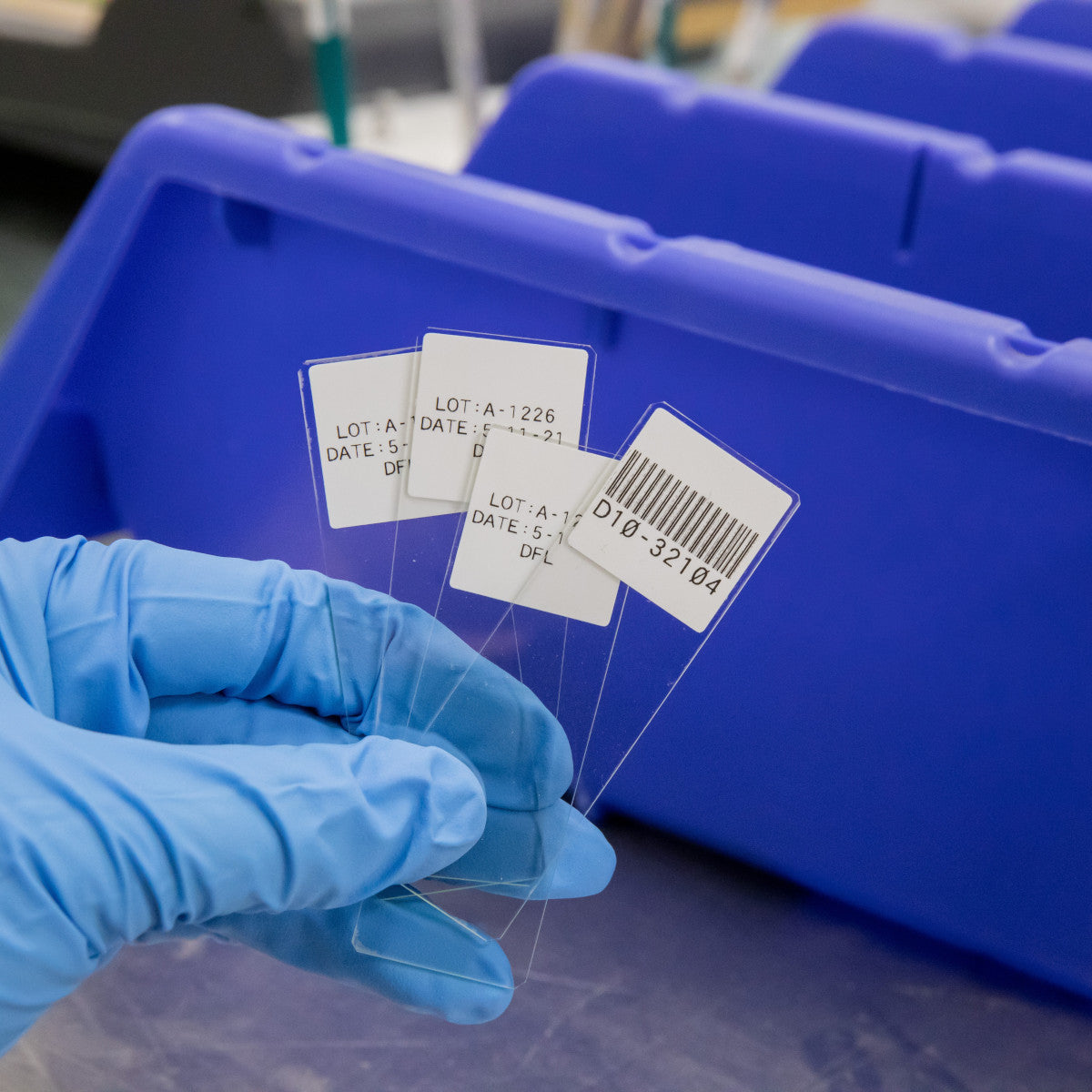 Polyester labels for B33 printers