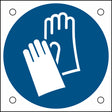 ISO-Sicherheitsschild – Handschutz benutzen