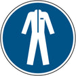 ISO Sicherheitskennzeichnung - Schutzkleidung benutzen