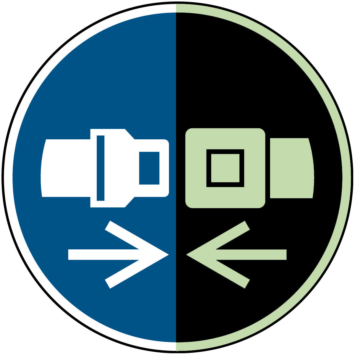 Photoluminescent safety signs
