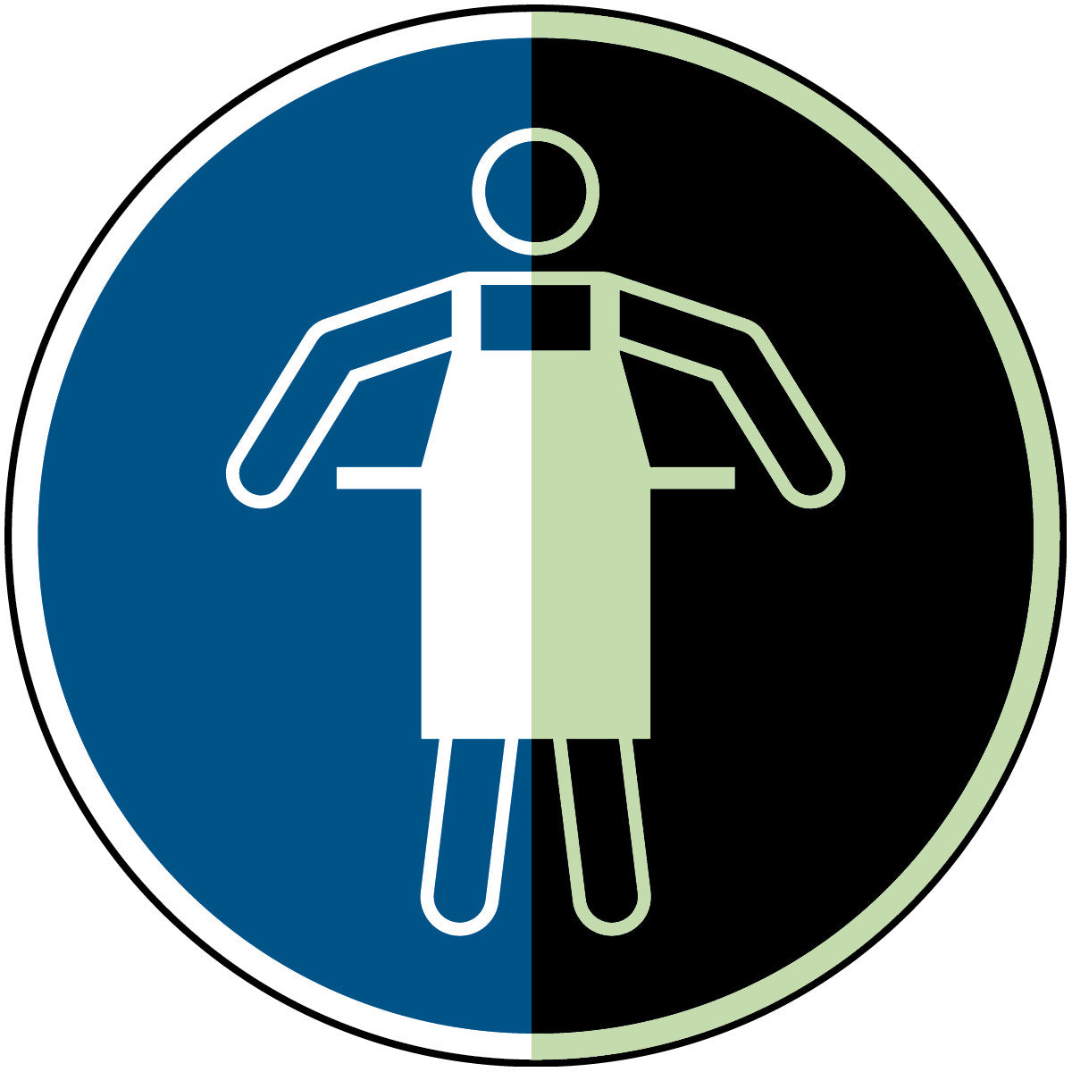 Photoluminescent safety signs