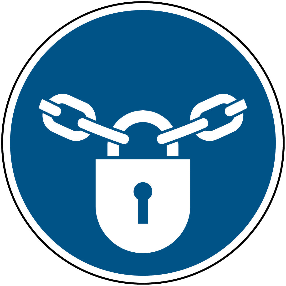 ISO Sicherheitskennzeichnung - Geschlossen halten