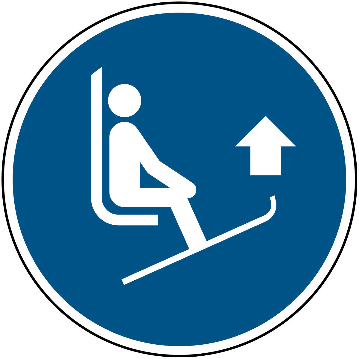 Skispitzen anheben – ISO 7010