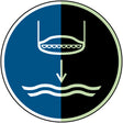 Rettungsboot fieren beim Aussetzvorgang – ISO 7010