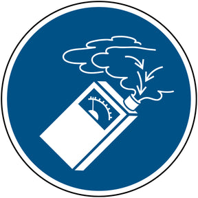 Gasmelder verwenden – ISO 7010