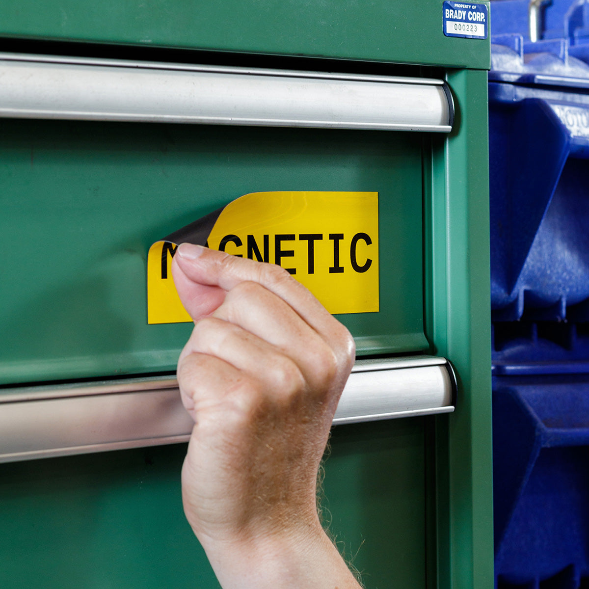 Magnetische Polyester-Etiketten für den M710 Drucker
