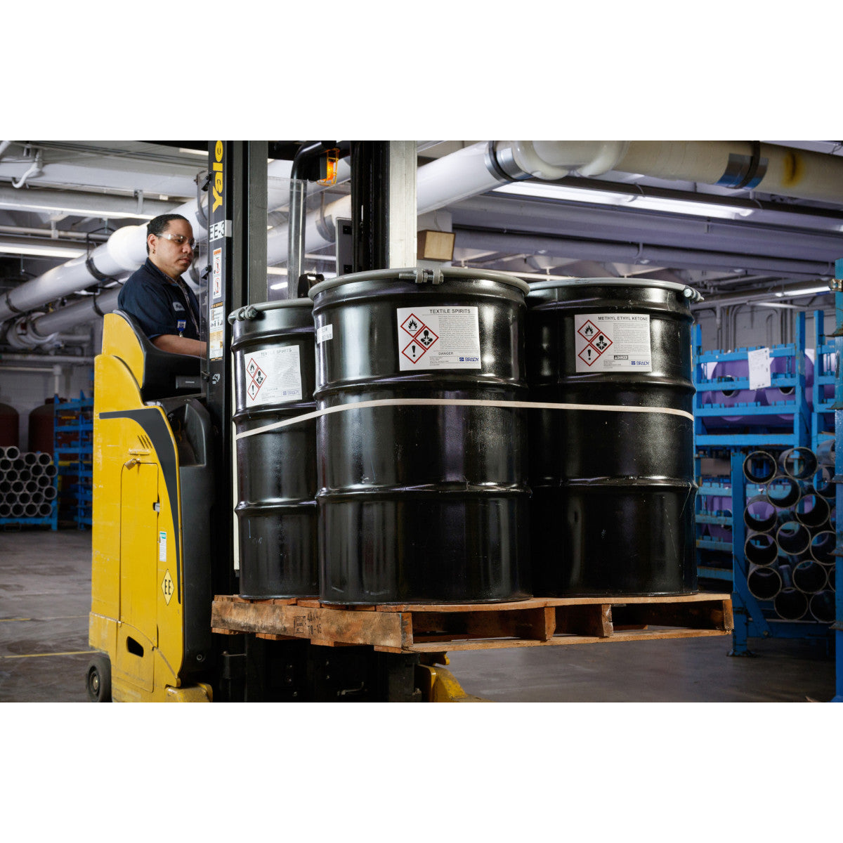 BS 5609 Seefahrt-Etiketten für BradyJet™ J7300 Farbetikettendrucker
