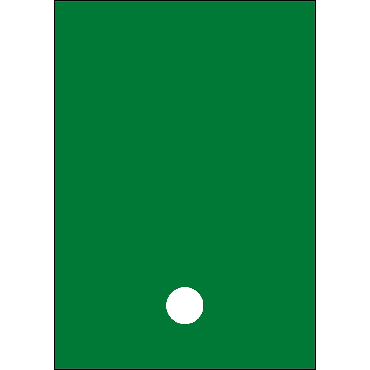 Zahlen & Buchstaben A4 - Grün/Weiss - Punkt - B-859 (Magnetische Folie)