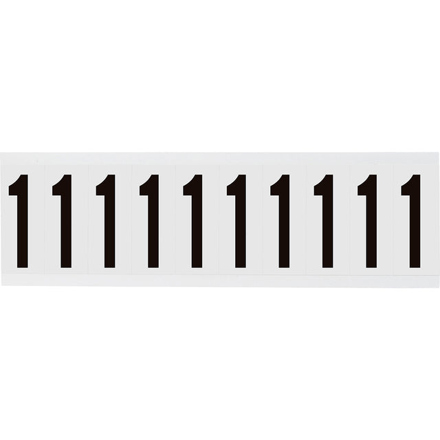 Zahlen & Buchstaben, B-499 (Nylongewebe), Weiß - 1 , 57 x 22 mm