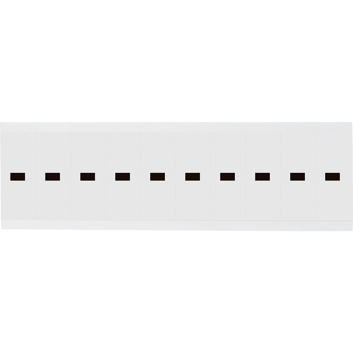 Zahlen & Buchstaben, B-499 (Nylongewebe), Weiß - Bindestrich , 57 x 22 mm