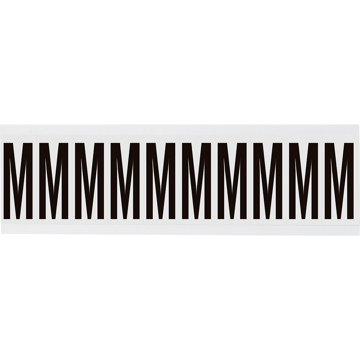 Zahlen & Buchstaben, B-499 (Nylongewebe), Weiß - M , 57 x 22 mm